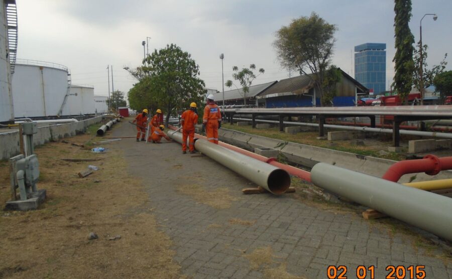 Pengerjaan Pipa Distribusi PT Pertamina Persero – Surabaya