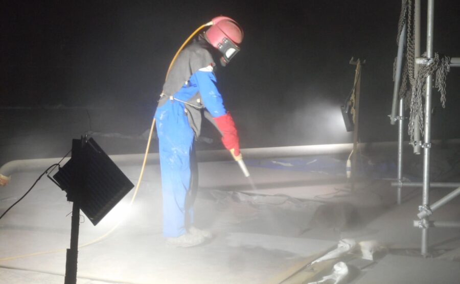 Sandblasting & Painting Tanki PT Pertamina Persero