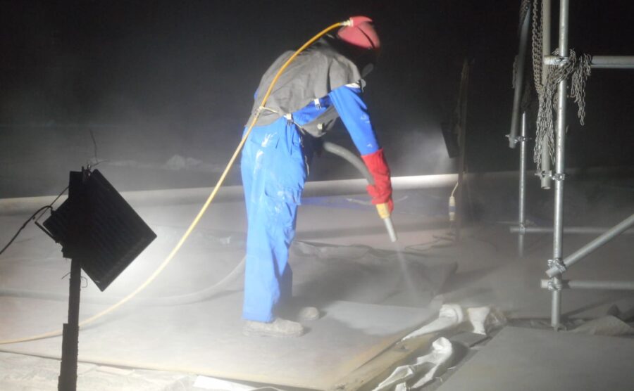 Sandblasting & Painting Tanki PT Pertamina Persero