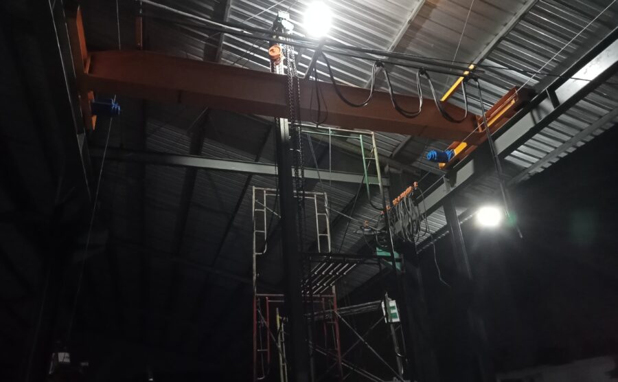 Fabrikasi & Instalasi Overhead Crane 10T Workshop