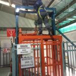 Service & Maintenance Cargo Lift 3Ton Hitachi Hoist PT. JATIM AUTOCOM INDONESIA