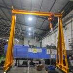 Supply & Install Mobile Gantry Crane 2 Ton Hitachi Hoist PT. MATSUMURA ITANO INDONESIA