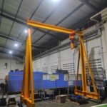 Supply & Install Mobile Gantry Crane 2 Ton Hitachi Hoist PT. MATSUMURA ITANO INDONESIA